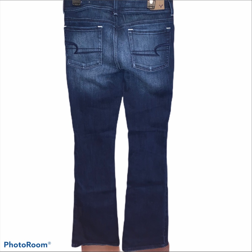 AEO | Super Stretch Kickboot Midrise Jeans - Picture 4 of 7